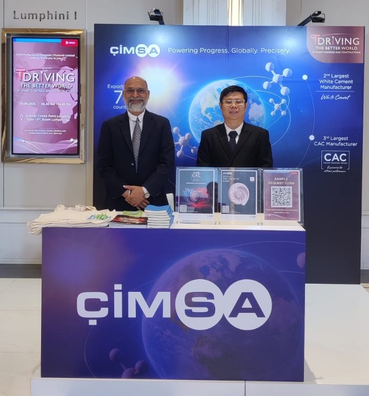 Cimsa ผู้นำวัสดุก่อสร้างจากตุรกีบุกตลาดไทย ชูผลิตภัณฑ์ล้ำสมัยเพื่อการก่อสร้างที่ยั่งยืน